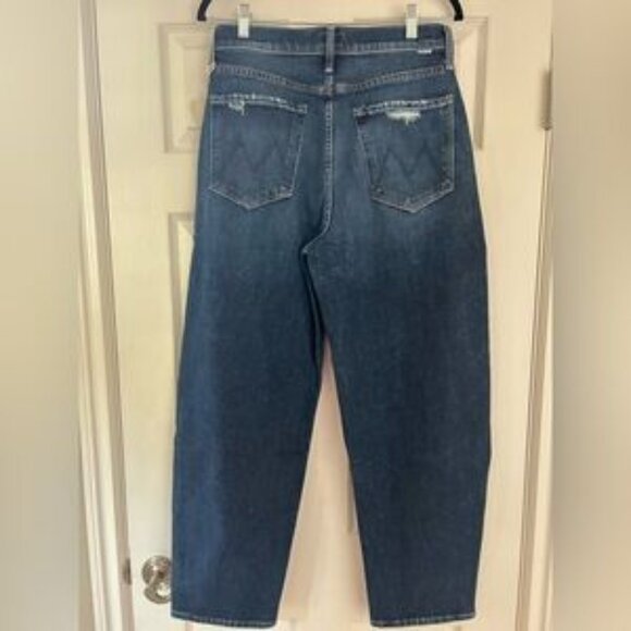 Mother Jeans  The Fangirl Skimp Barrel Leg Jeans- Size 30 - Color Yee Haw - Picture 2 of 2